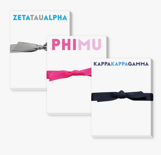 Sorority Greek Bright Mini Notepads