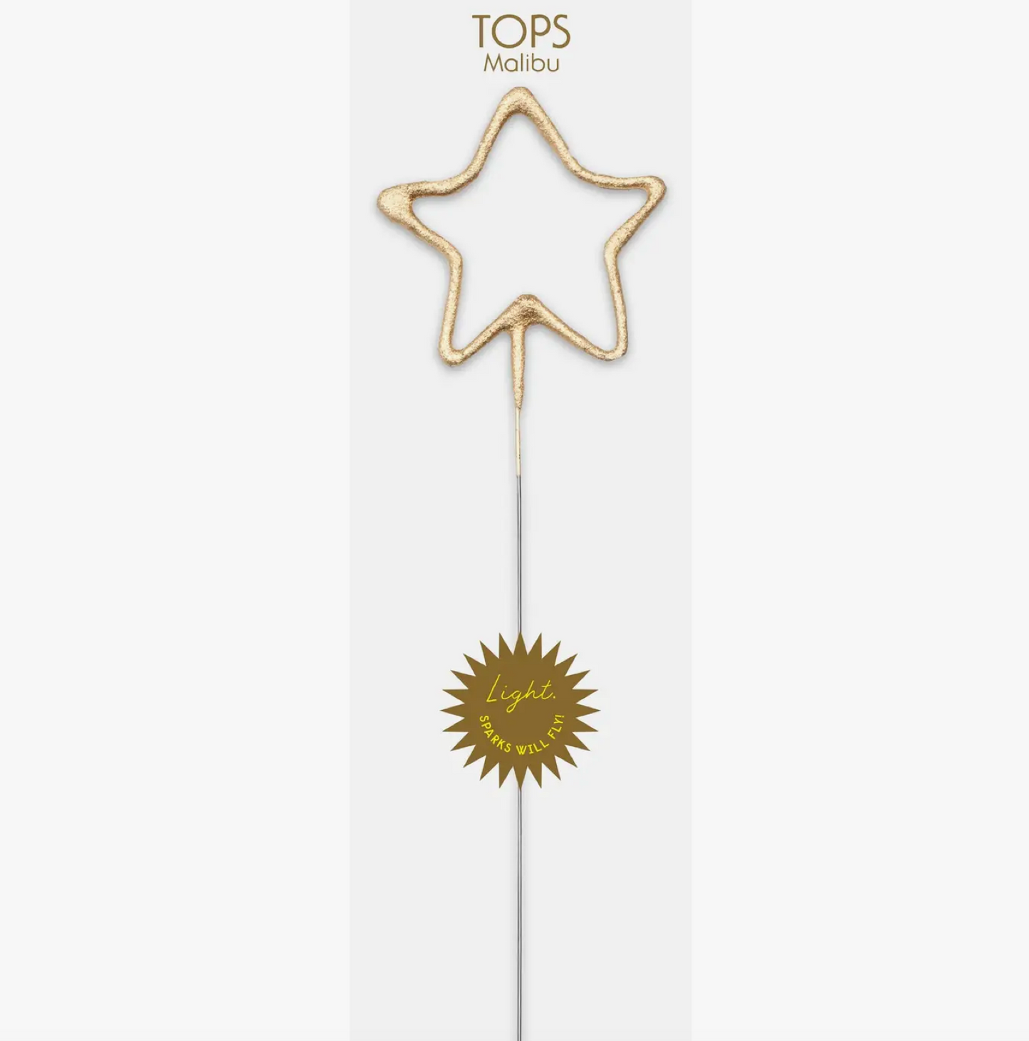 Big Golden Sparkler Wand Star