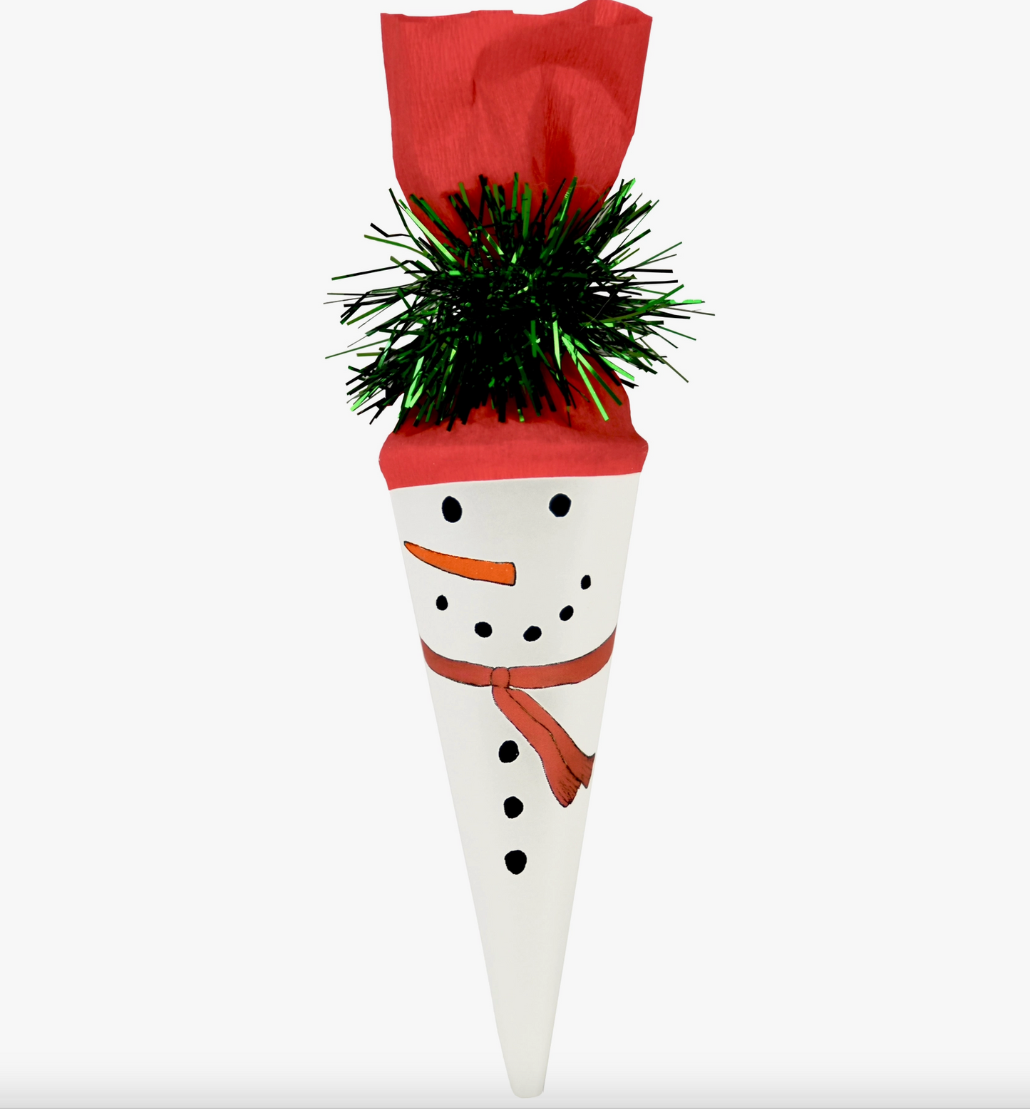Surprise Cone Snowman