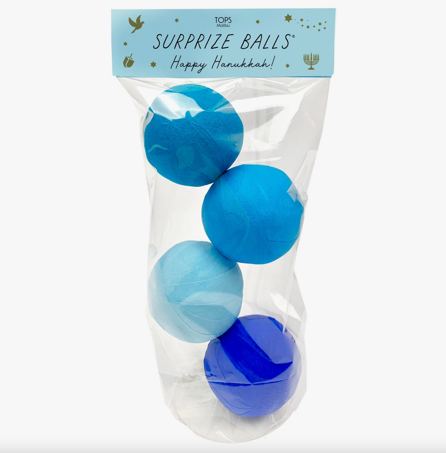 Mini Hanukkah Surprise Ball Tower