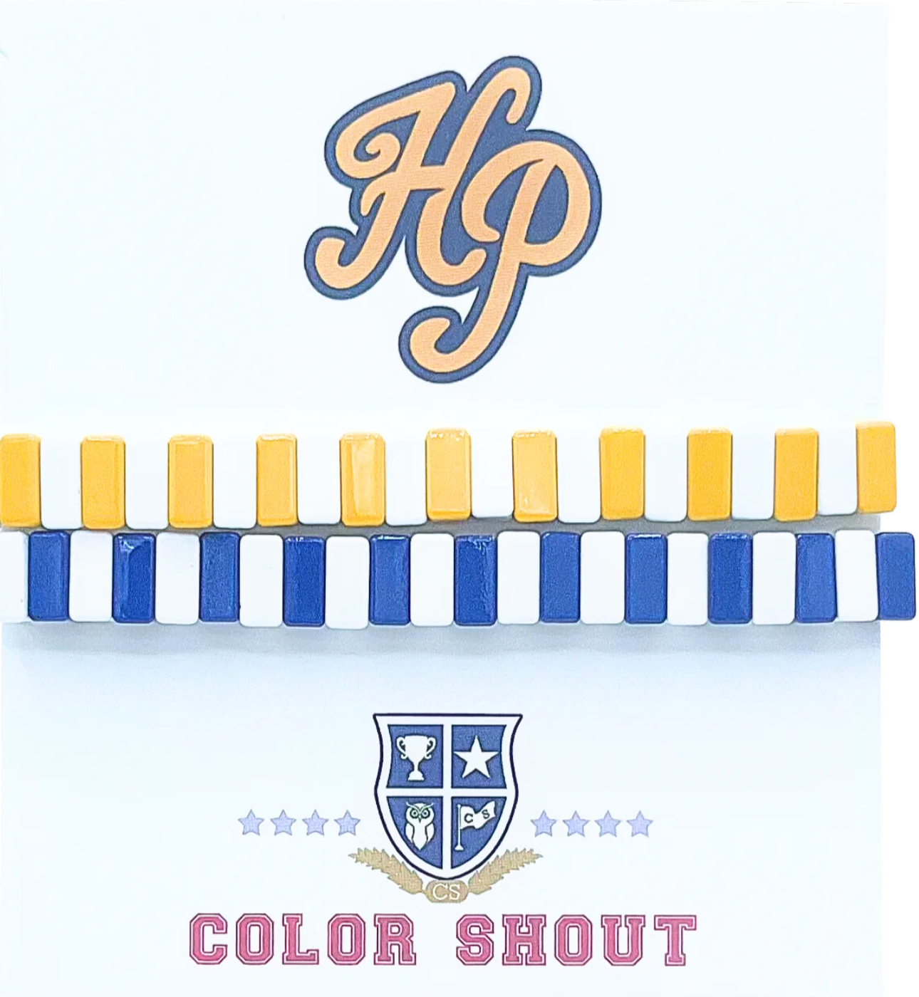 HP Enamel Tile Double Stack Bracelets