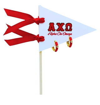 Sorority Huggie Hoops