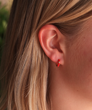 Sorority Huggie Hoops