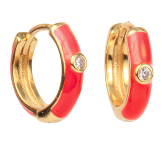 Sorority Huggie Hoops