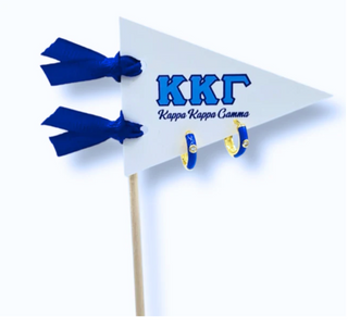 Sorority Huggie Hoops