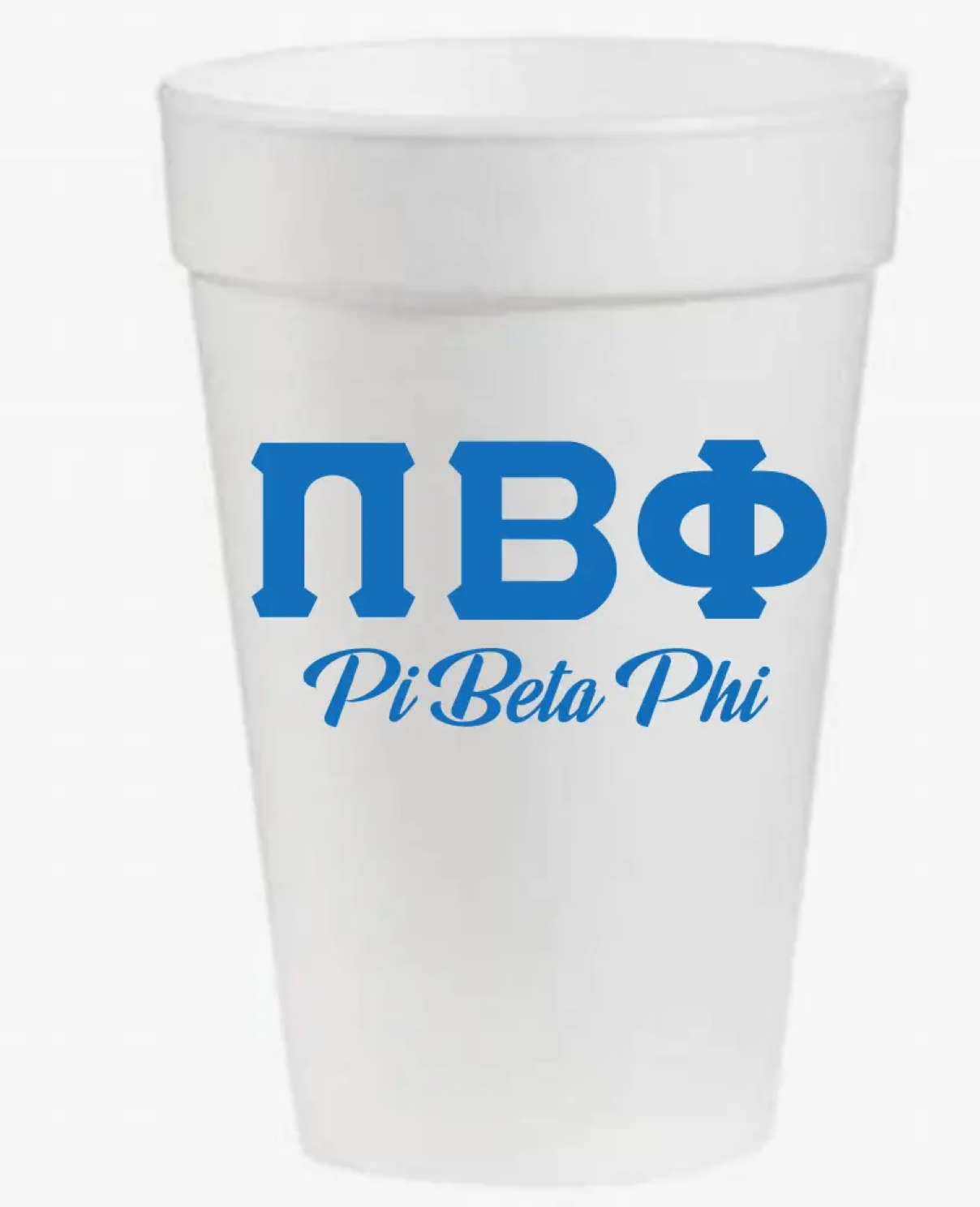 Pi Beta Phi Styrofoam Cups