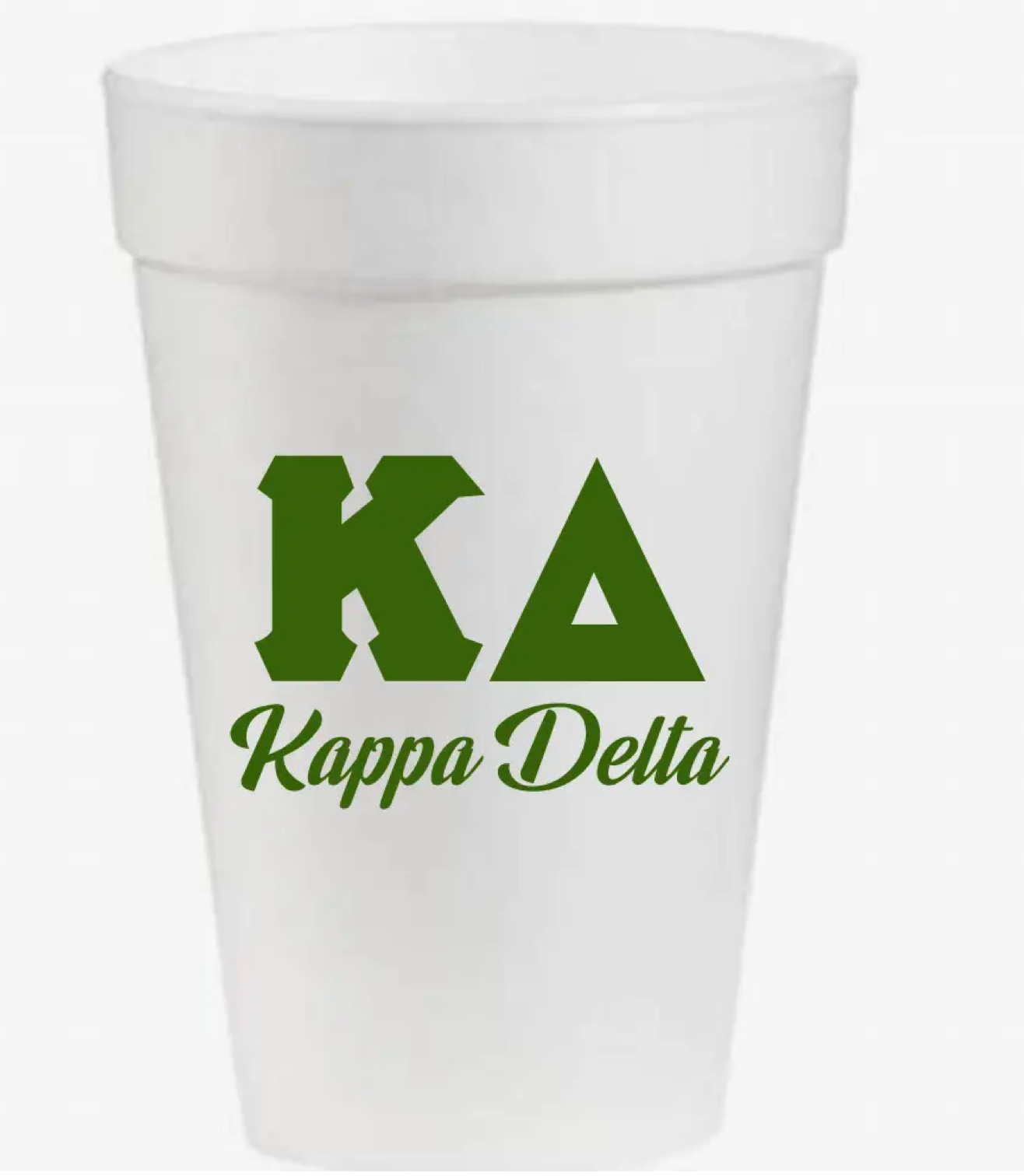 Kappa Delta Styrofoam Cups