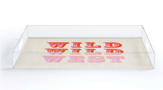 Wild Wild West Small Acrylic Tray