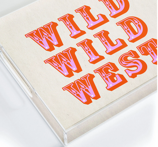 Wild Wild West Small Acrylic Tray