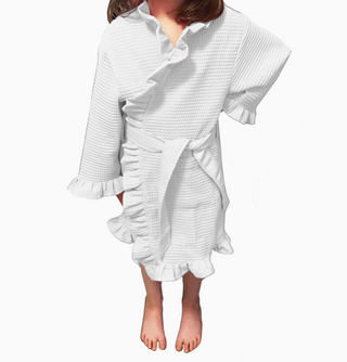 Kid's Kimono Ruffle Robe/Cover Up with Monogram