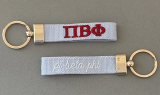 Sorority Embroidered Keychain