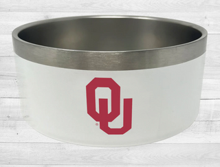 Oklahoma Sooners | NCAA Officially Licensed | 32 Oz Food & Water Bowl