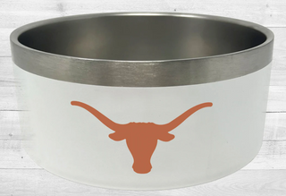 Texas Longhorns | NCAA Officially Licensed | 32 Oz Food & Water Bowl