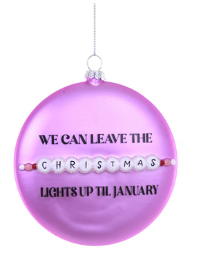 Swiftie Christmas Lights Ornament