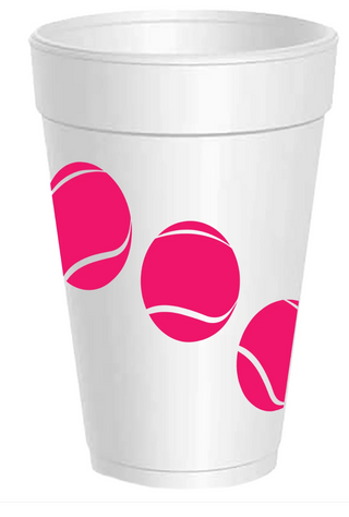 Tennis Ball Wrap Styrofoam Cup