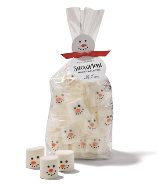 Snowman Marshmallow Candy in Gift Bag