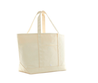 TRVL - Maxi Natural Coated Canvas Tote