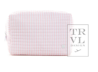 TRVL - Quilted Everyday Bag - Pimlico Stripe Pink