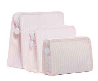 TRVL - Roadie Pimlico Stripe Pink - Small