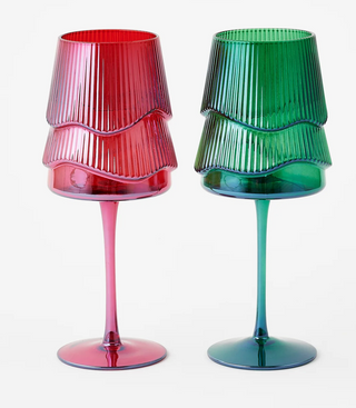 Tree Shaped Wine Glass