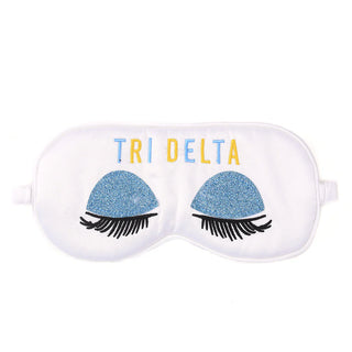 Embroidered Satin Sleep Mask
