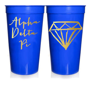 Gold Foil Stadium Cup
