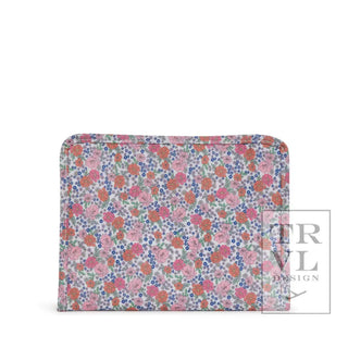 TRVL - Roadie Medium Garden Floral Zipper Pouch