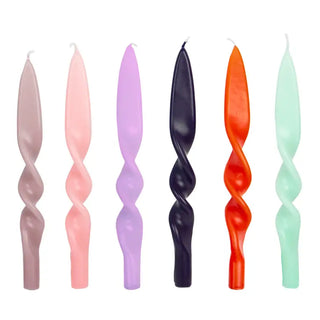 Pastel Twisted Candles