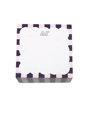 Sorority Scallop Note Cube