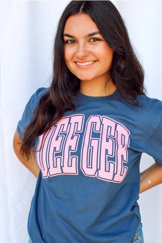 Sorority Varsity Arch Puff Tee