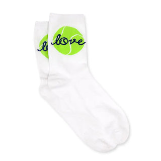 Ame & Lulu Love Tennis Crew Socks