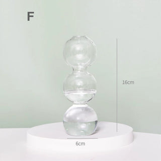 Modern Clear Glass Candle Holder
