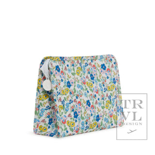 TRVL - Roadie MEDIUM Posies Zipper Pouch