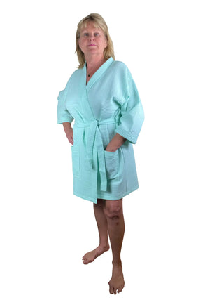 Waffle Robe with Monogram