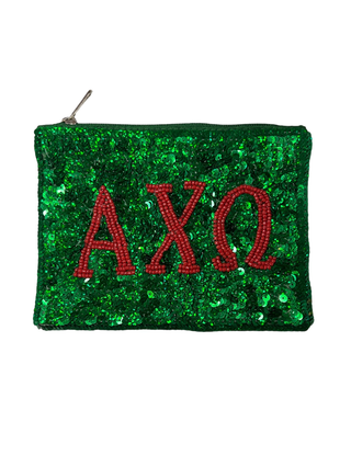 Sequin Sorority Coin Pouch