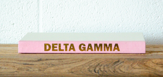 Gold Letter Sorority Book