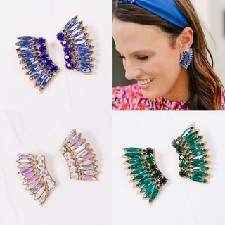 Joanne Winged Earring- Multiple Colors