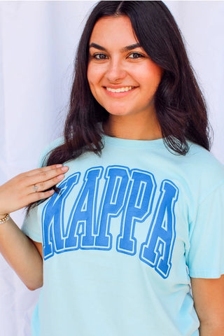 Sorority Varsity Arch Puff Tee