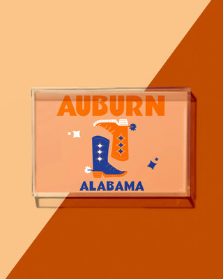 Kick Off Small Tray. Auburn