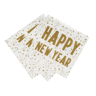Gold Happy New Year Napkins