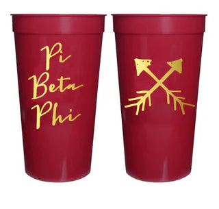 Gold Foil Stadium Cup