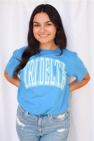 Sorority Varsity Arch Puff Tee