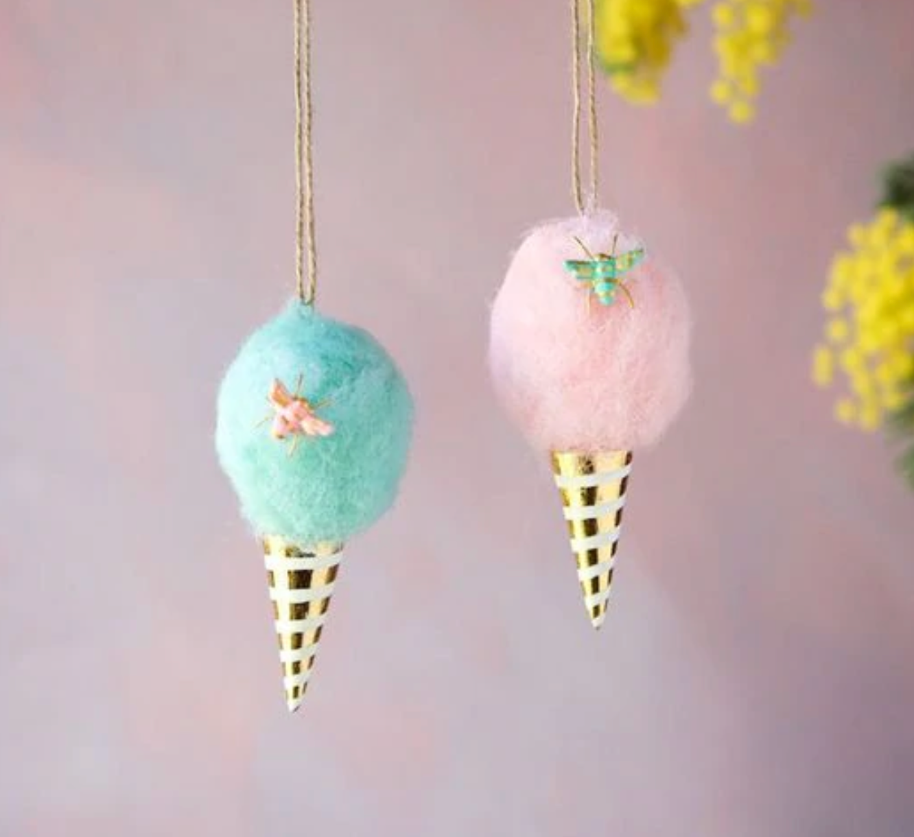 Cotton Candy Ornament
