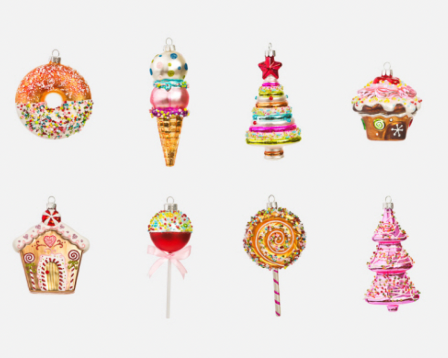 Sweet Treats Christmas Ornaments