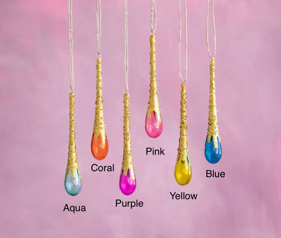 Drip Drop Ornament- Large
