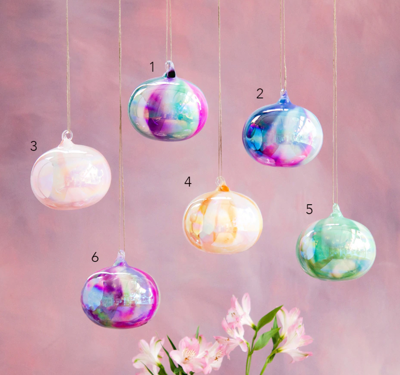 Water color Orb Ornament