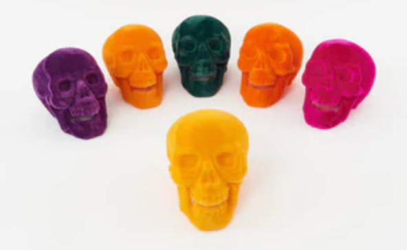 Flocked Skulls