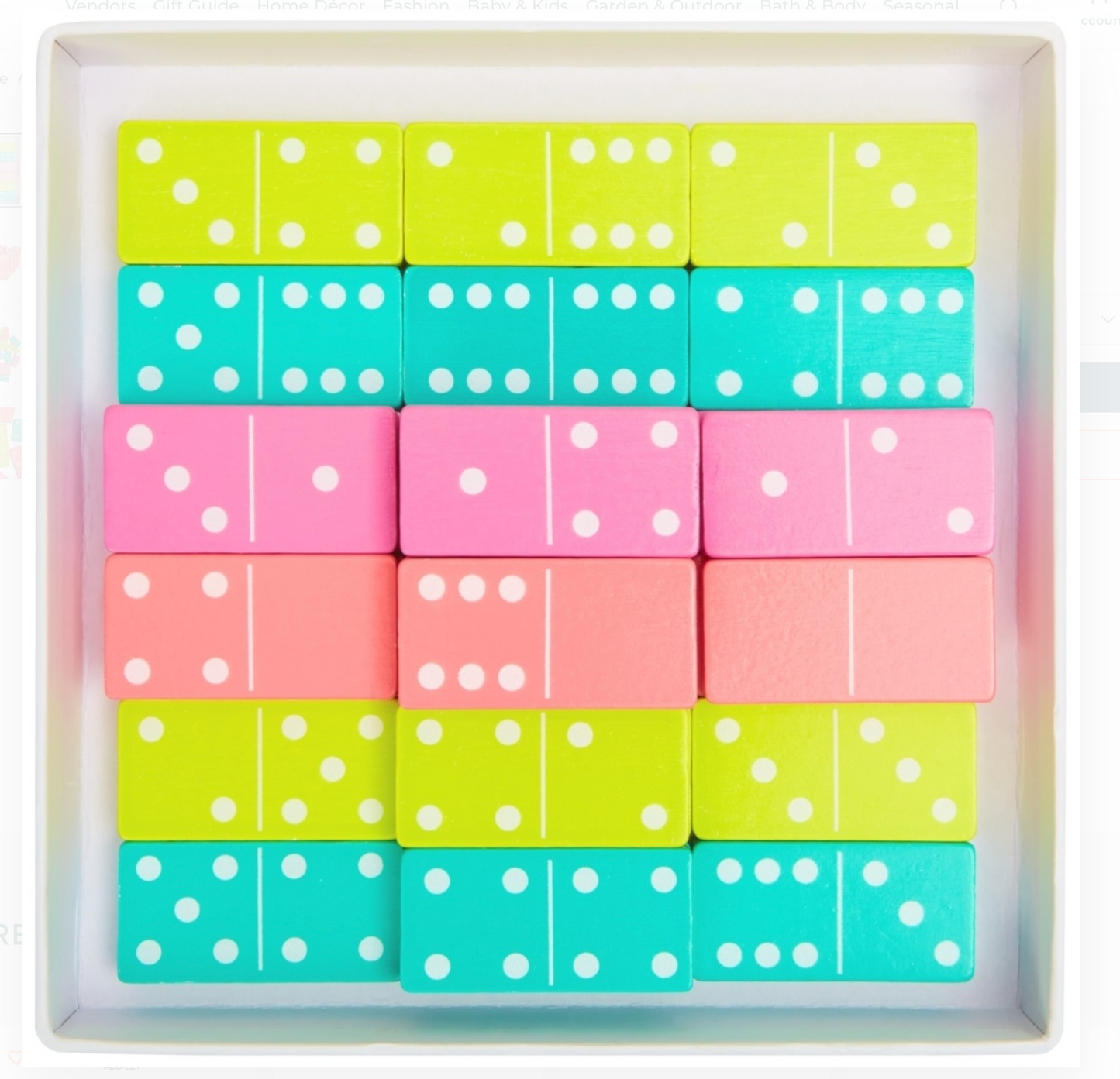 Colorful Domino Set