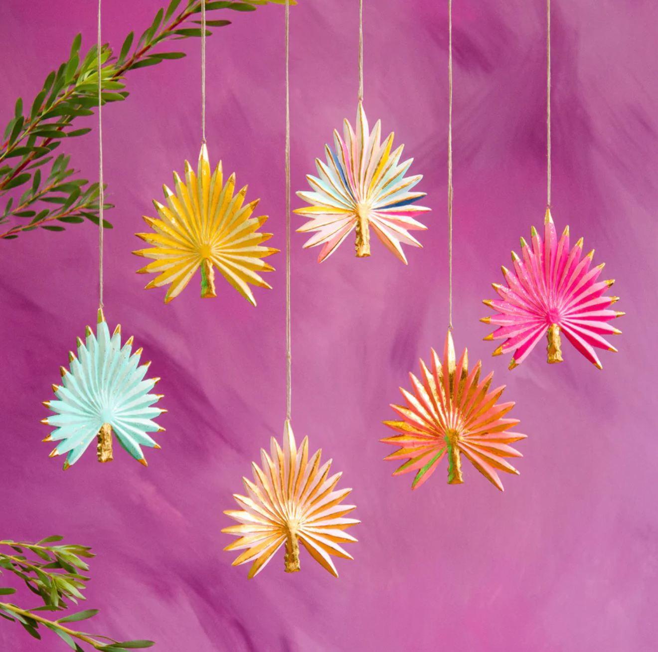 Frond Ornament by Glitterville