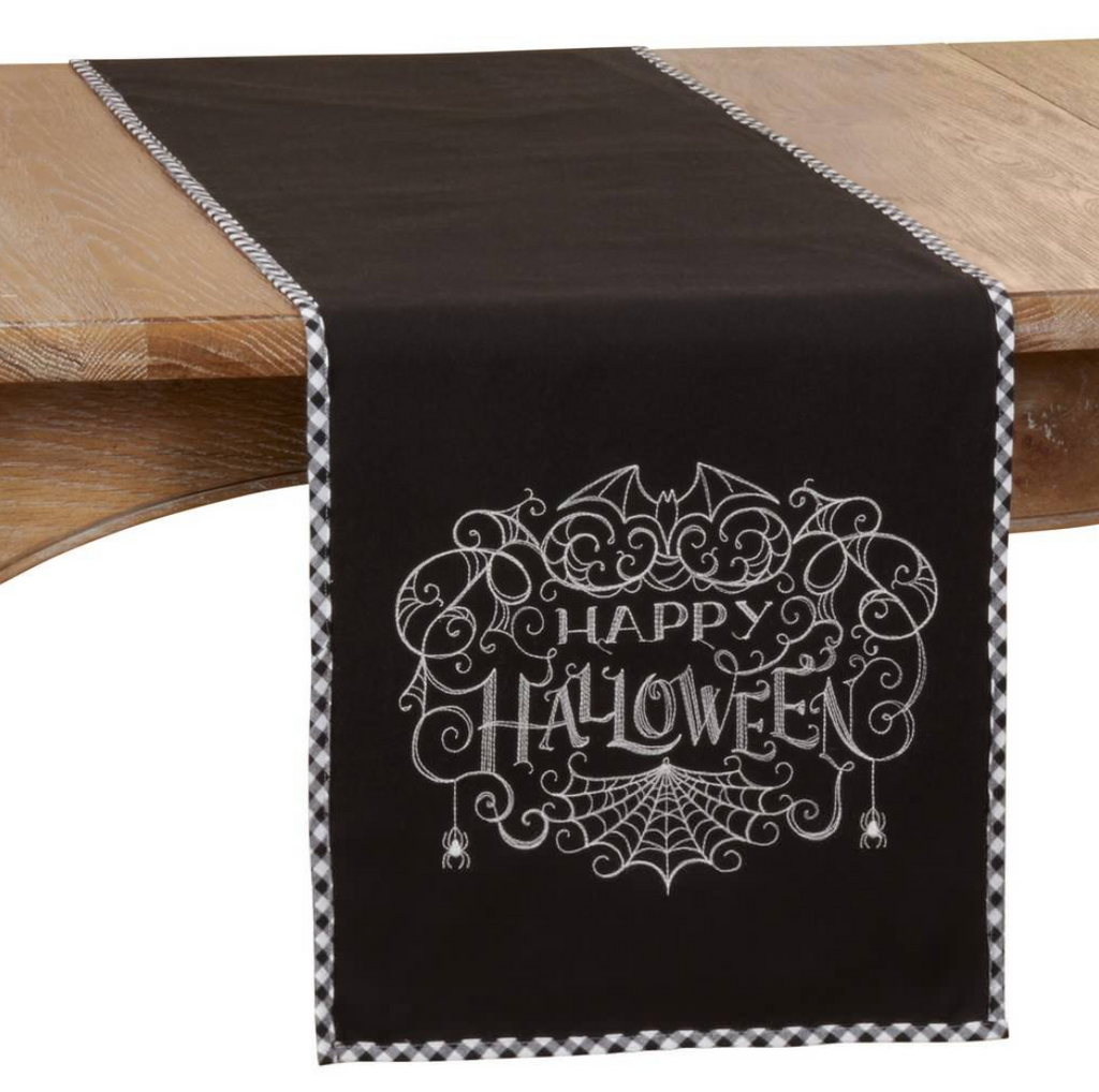 Shop Our Happy Halloween Table Runner – Navy Blooms